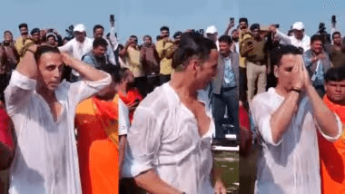 प्रयागराज महाकुंभ पहुंचे अभिनेता अक्षय कुमार, संगम में लगाई आस्था की डुबकी :Actor Akshay Kumar reached Prayagraj Maha Kumbh 2 image 112