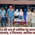 Police Busted Prostitution Racket of Spa Centre in Durg