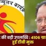 Chhattisgarh 4106 Gram Panchayats Became TB Free
