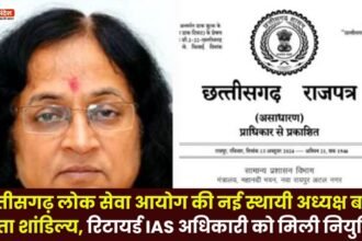 Rita Shandilya Became the New Permanent Chairperson of CGPSC