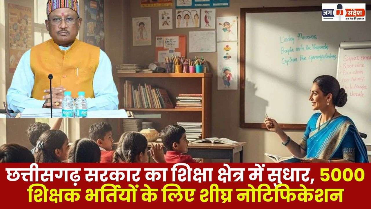 Notification Soon for 5000 Teacher Recruitments in CG