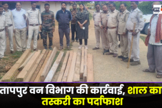 Pratappur Forest Department takes action exposes Sal wood smuggling