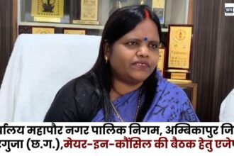 Surguja Agenda for the Mayor-in-Council meeting