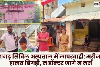 Khairagarh Civil Hospital Patient's condition worsens neither doctor nor nurse wakes up