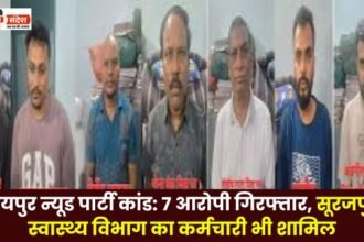 Raipur nude party scandal 1 Surajpur health department employee