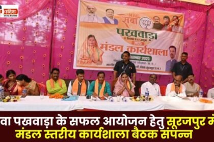 Divisional level workshop meeting concluded in Surajpur