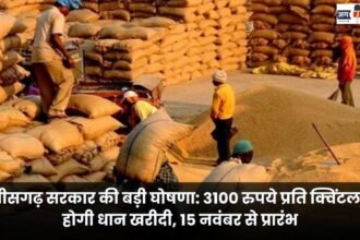 Chhattisgarh government announces major procurement of paddy at Rs 3100 per quintal starting November 15