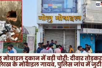 Major theft at Golu mobile shop Ambikapur