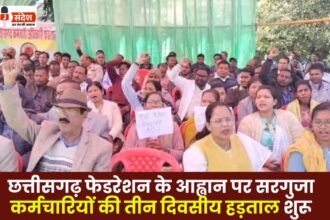Three-day strike by Surguja employees
