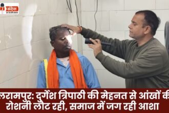 Balrampur: Thanks to Durgesh Tripathi's efforts