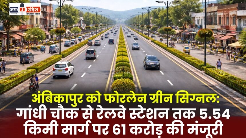 Ambikapur gets green signal for four-lane road