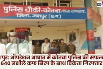 Jashpur: Kotba police achieve success in Operation Aaghat