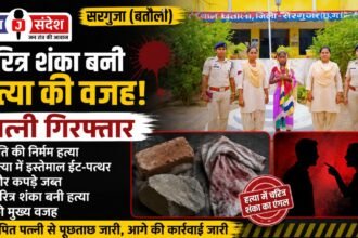 Surguja: Wife arrested for husbands brutal murder